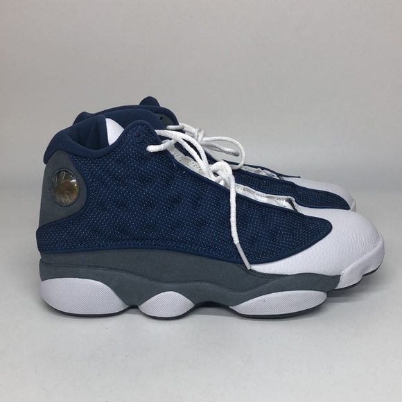 Mens Air Jordan 13 Retro Blue/White 414571-404 NWOB - Picture 2 of 5